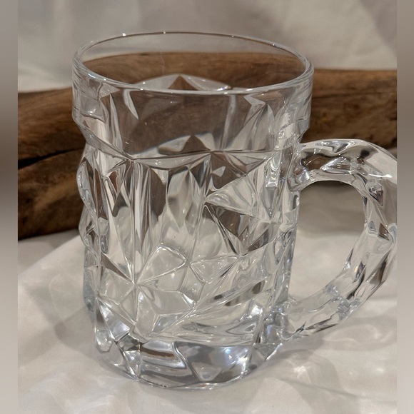 Tiffany & Co. Rock Cut Crystal Beer Mug